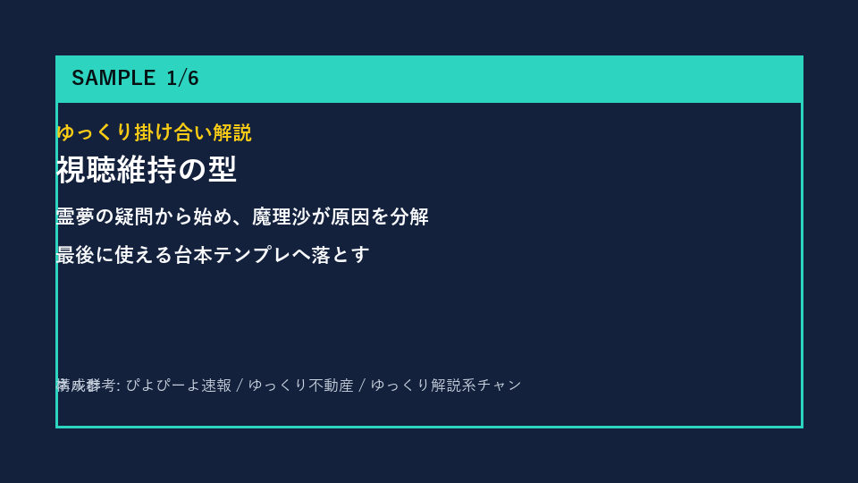 ゆっくり掛け合い解説の生成済みサムネイル